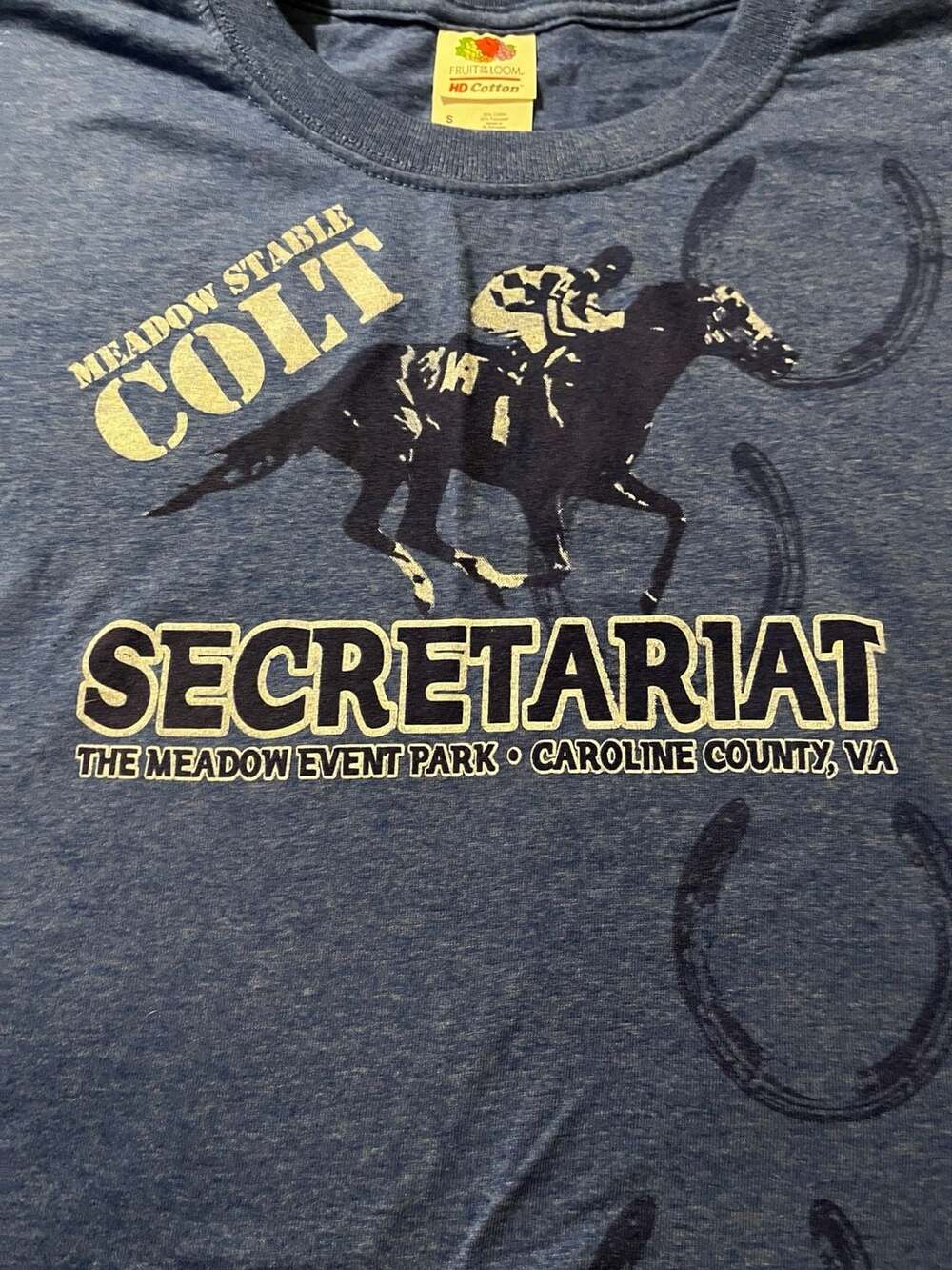 Secretariat Meadow Stable Colt Horse Racing T-Shirt Youth Small